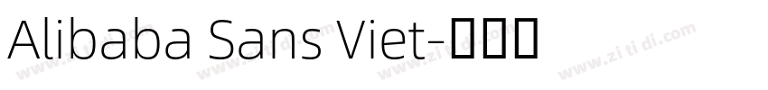 Alibaba Sans Viet字体转换